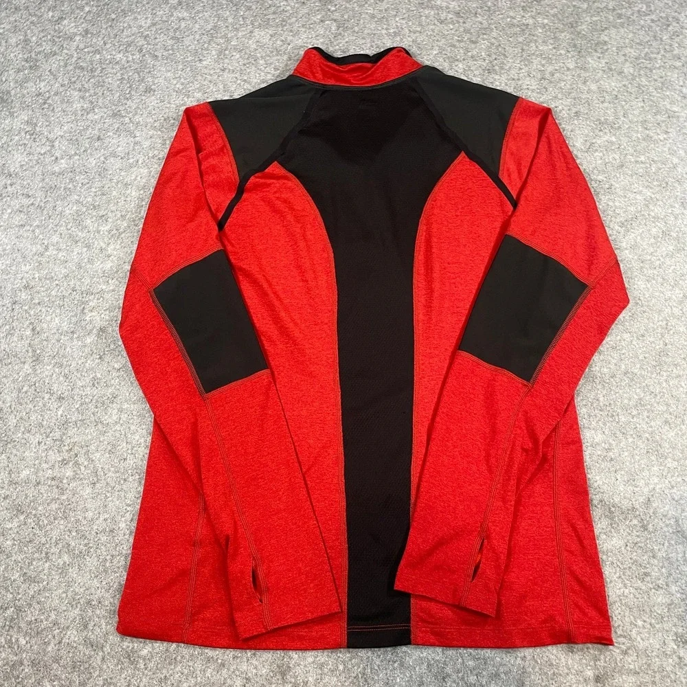 The North Face FlashDry-XD Mens Performance Quarter-Zip Pullover M Red